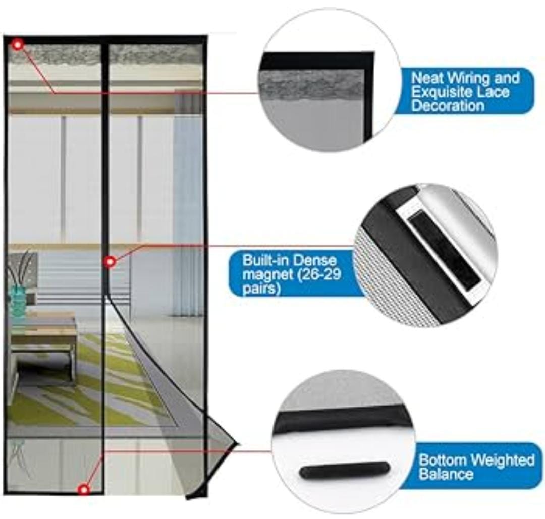 MAGNETIC SCREEN DOOR