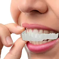 Snap On Smile Teeth Cosmetic Natural Instant Veneers Dental Fake Tooth Cover