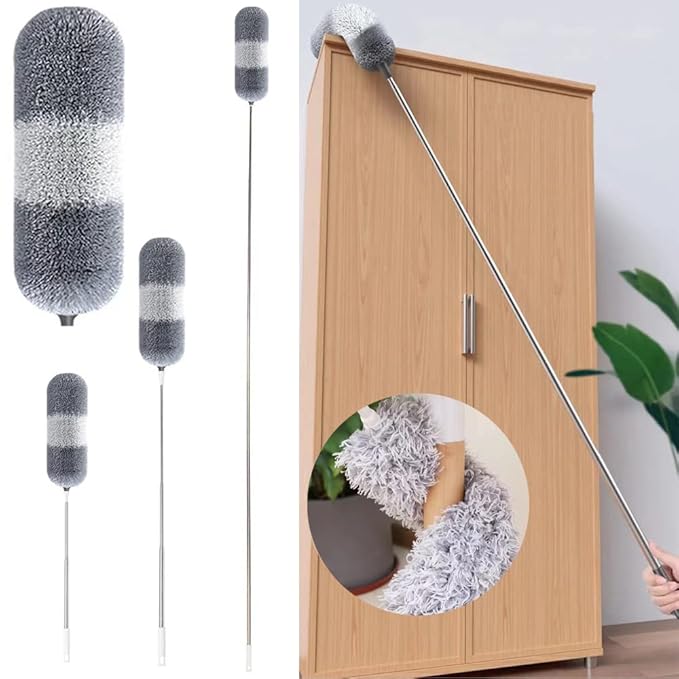 Fan Cleaner Damp Duster First Home Must Haves Ceiling Fan Cleaner New Apartment Essentials Ceiling Fan Brush Fan Cleaning Tool Ceiling Fan Cleaners Damp dister celing Long Handle