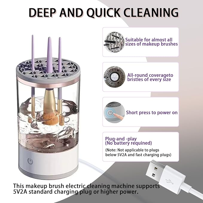 Electric Makeup Brush Cleaner