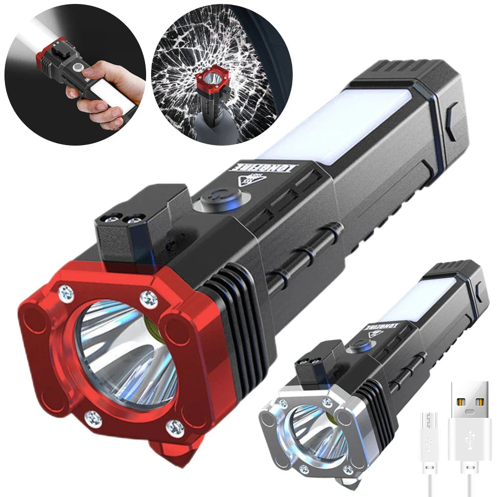 Multifunctional Portable Emergency Flashlight