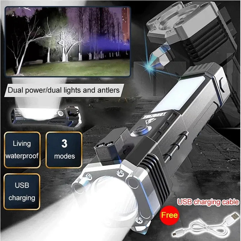 Multifunctional Portable Emergency Flashlight