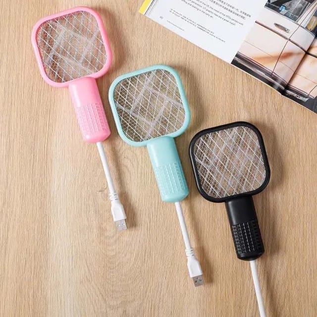 New Mini Mosquito Bendable Electric Racket with USB Port Electric Insect Killer Indoor, Outdoor