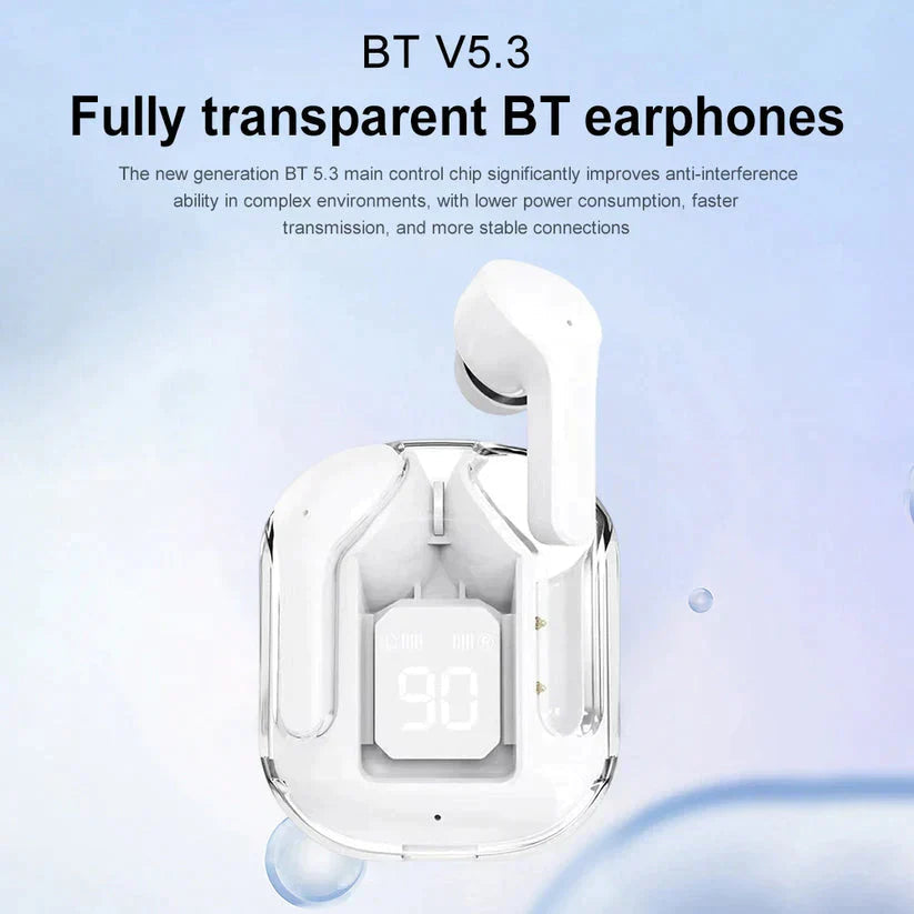 Air 31 Wireless Earbuds crystal Air-pods Transparent