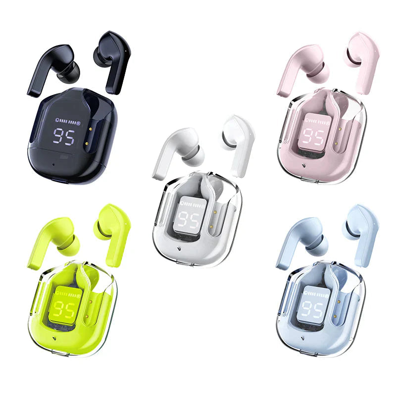 Air 31 Wireless Earbuds crystal Air-pods Transparent