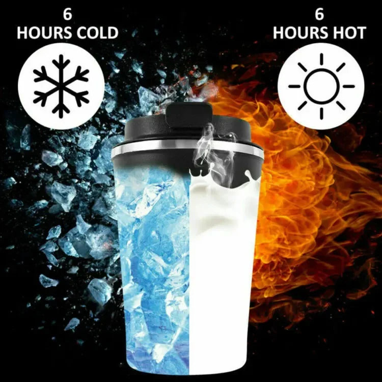 Temperature Display Stainless steel Thermal Coffee Mug 510ml